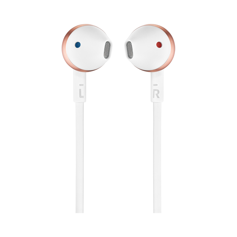JBL Tune 205 - Rose Gold - Earbud headphones - Front image number null